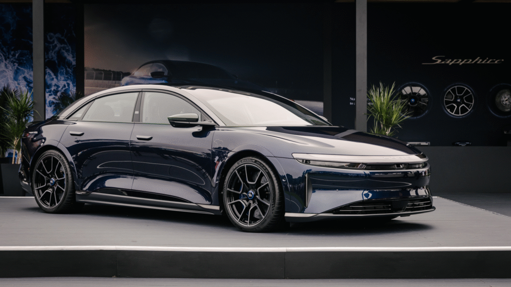 The Lucid Air Sapphire Model.