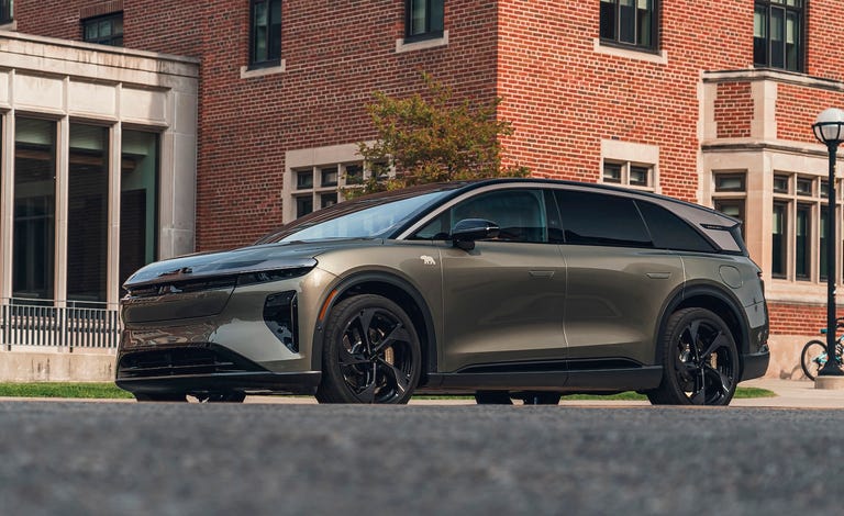 The luxury Lucid Gravity EV model